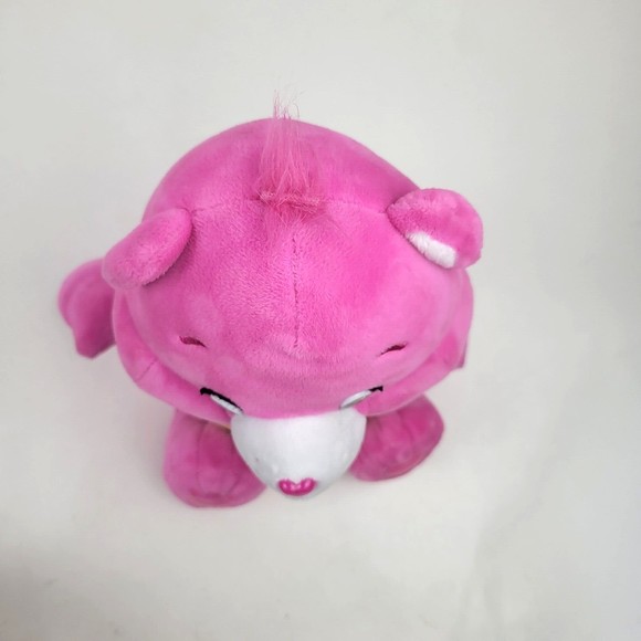 Care Bears Pink Cheer Bear Hug and Giggle Rainbow Plush Giggles Sound 13" 2018 - Picture 11 of 15